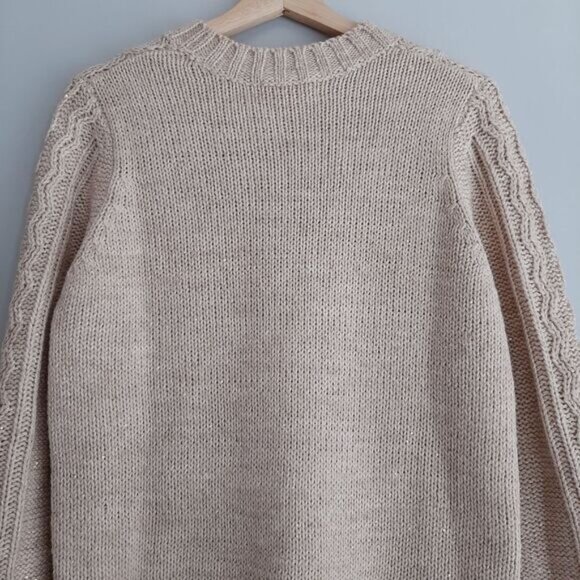 Joe Fresh Cream Cable Knit Sweater - Picture 9 of 12